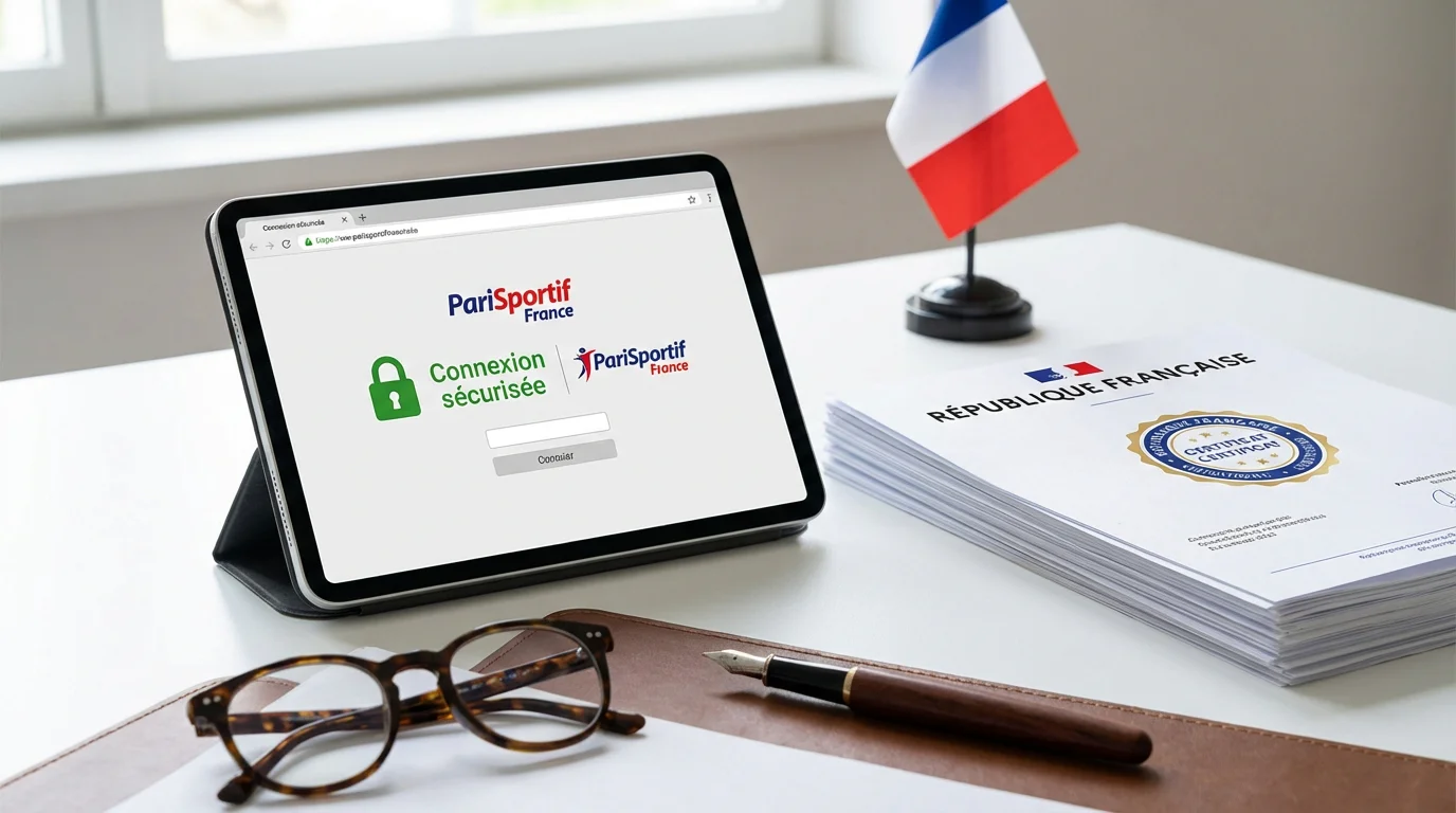 Document officiel symbolisant la licence et la securite des paris sportifs en France